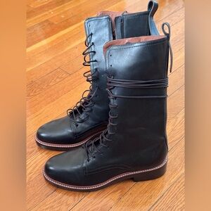 Reformation Ada Combat Boot Black - Size 8